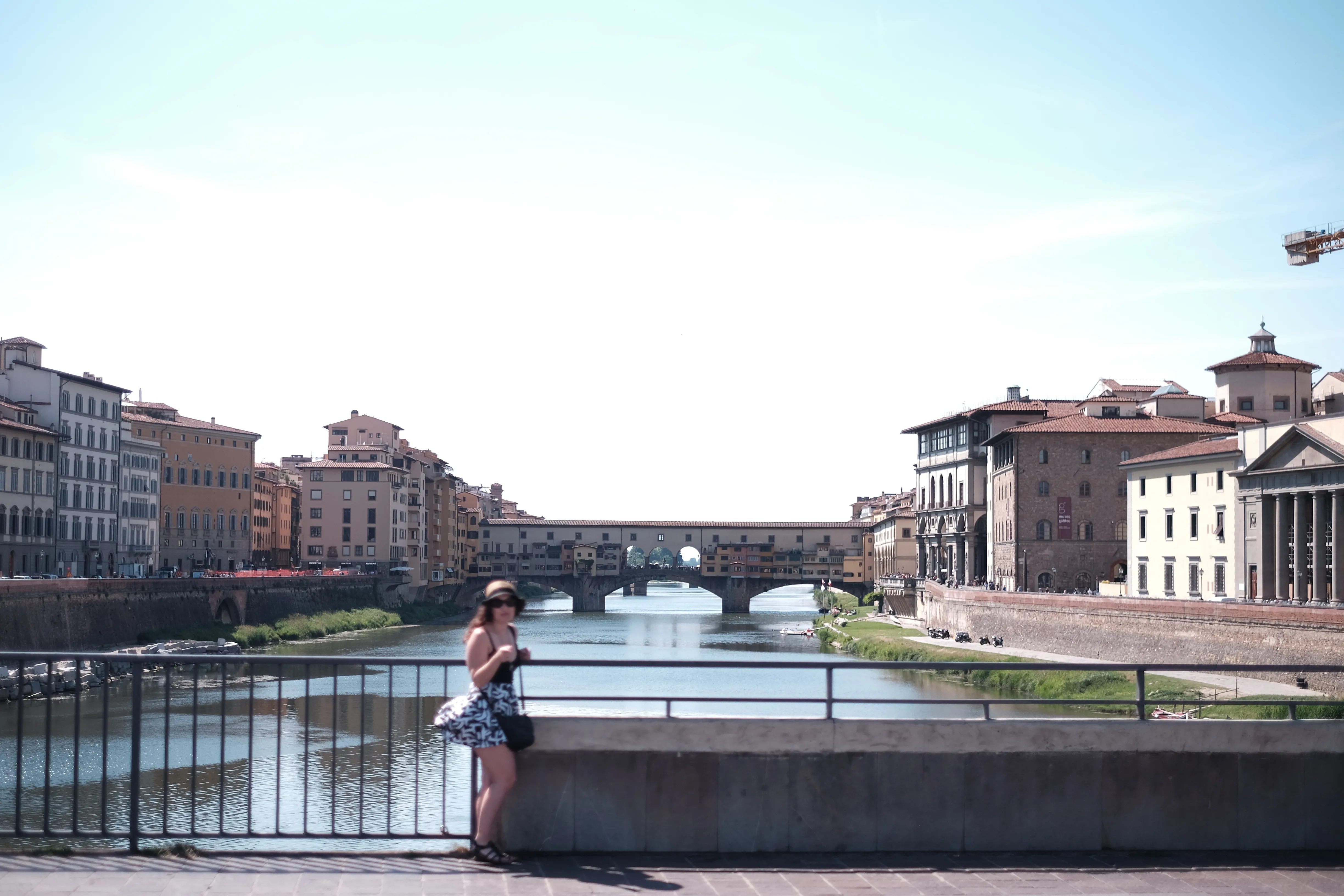 Kimmy at the Ponte Vecchio